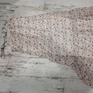 Express floor length floral dress